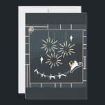 Cartão De Festividades Meio século Simples no Natal<br><div class="desc">Com um design único e moderno,  esses cartões de natal são um tipo. Texto simples e linhas limpas,  essas cartas são uma obra de arte.</div>