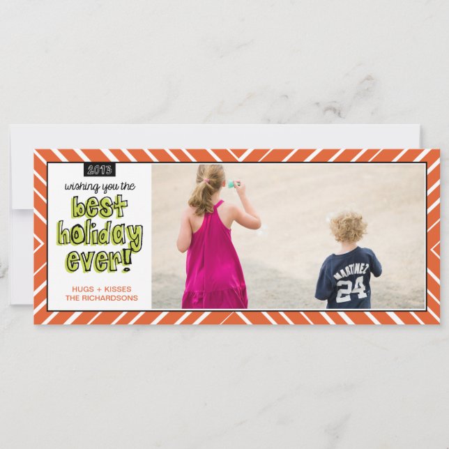 Cartão De Festividades Melhor Feriado De Todos! (Frente)