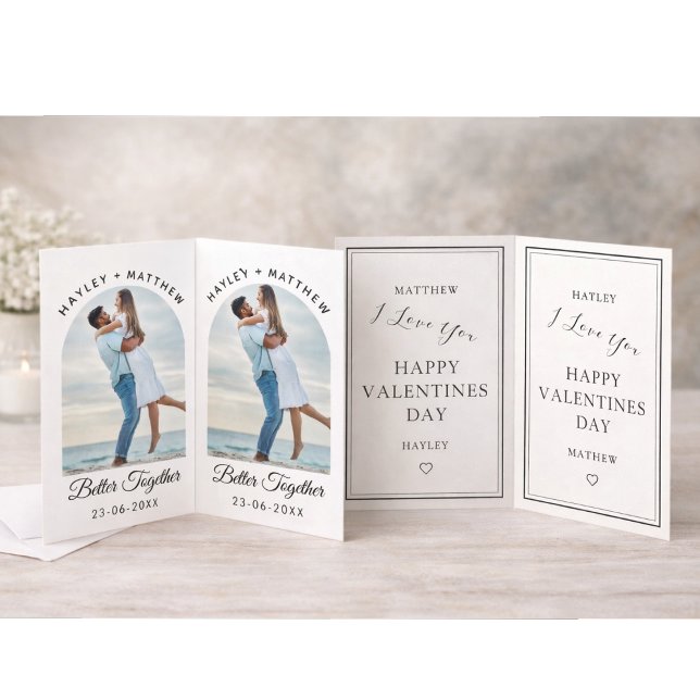 Cartão De Festividades Melhor Juntos Foto do Dia dos Namorados (Criador carregado)