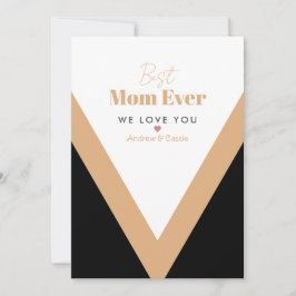 Cartão De Festividades Melhor mãe de sempre