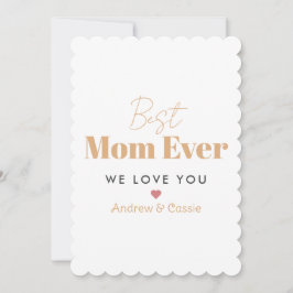 Cartão De Festividades Melhor mãe de sempre