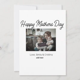 Cartão De Festividades melhor mãe de sempre feliz dia das mães adicionar 