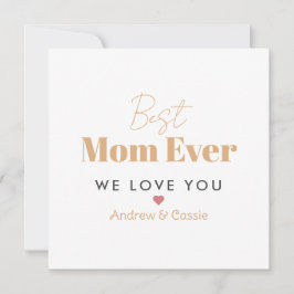 Cartão De Festividades Melhor mãe de todas