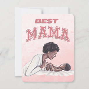 Cartão De Festividades Melhor mãe de todos os tempos 
