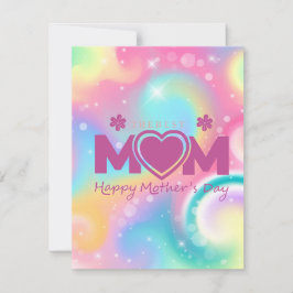 Cartão De Festividades Melhor mãe de todos os tempos 