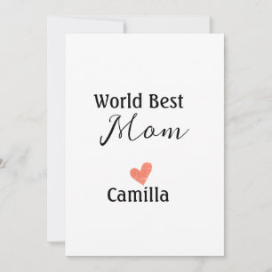 Cartão De Festividades Melhor mãe do mundo feliz dia das mães avó namhear