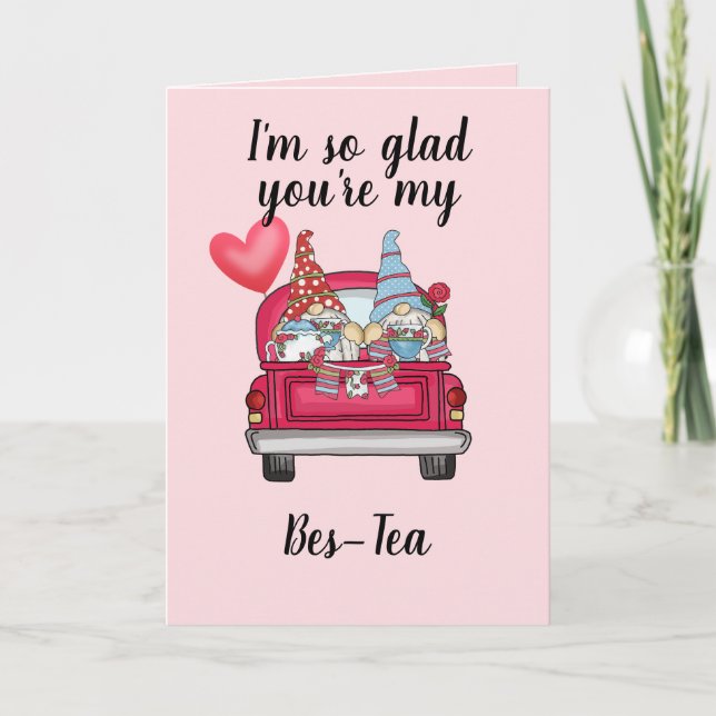 Cartão De Festividades Melhor Namorados Amigo (Frente)