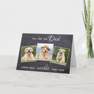 Cartão De Festividades Melhor Pai De Cachorro Que Já Teve Um Dia de os p