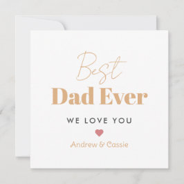 Cartão De Festividades Melhor pai de sempre