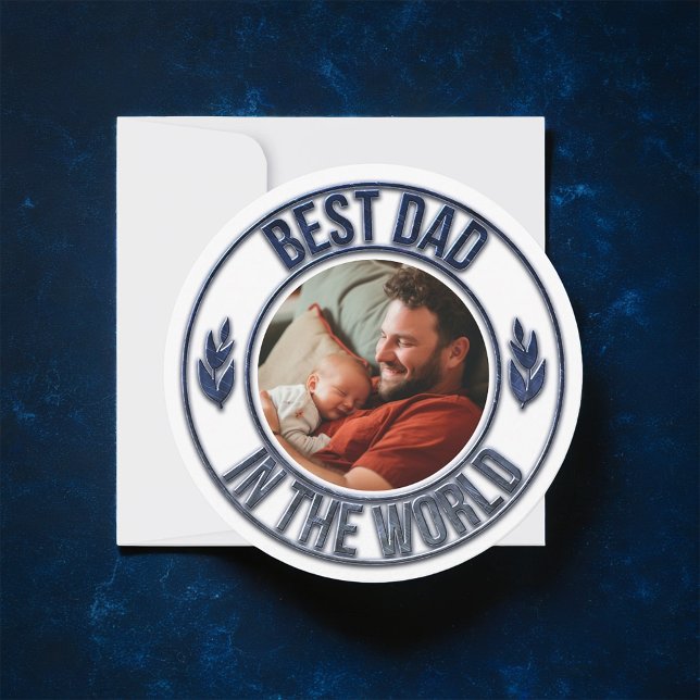 Cartão De Festividades Melhor Pai Do Mundo Primeiro Dia de os pais (Criador carregado)