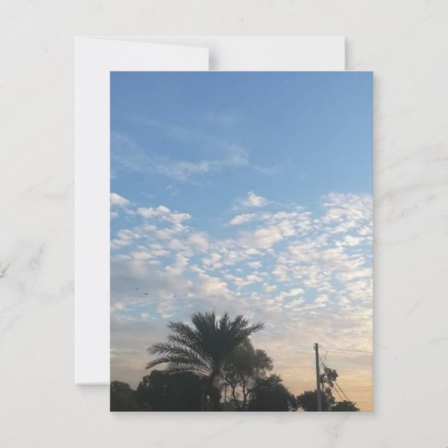 Cartão De Festividades Melhor placa de férias plana (Frente)