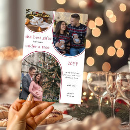 Cartão De Festividades Melhores presentes 3 Arch Foto Moderna Gravidez de