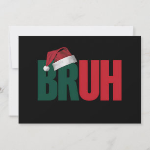 Cartão De Festividades Meme Engraçado Dizer Irmão Saudação Natal