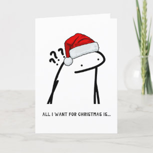 Cartão De Festividades Memes engraçados de Natal personalizados para amig