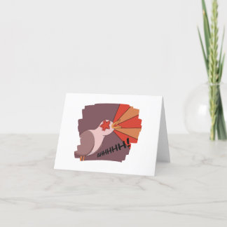 Cartão De Festividades Memória Da Gaivota Inaladora Cuta