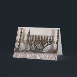 Cartão De Festividades Memories and Menorahs<br><div class="desc">For  Chanukah  (Hanukkah). The festival of lights in the middle of winter,  when we need it most.</div>