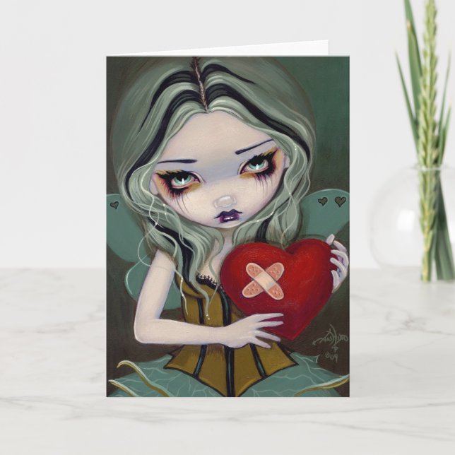 Cartão De Festividades "Mending a Broken Heart" Greeting Card (Frente)