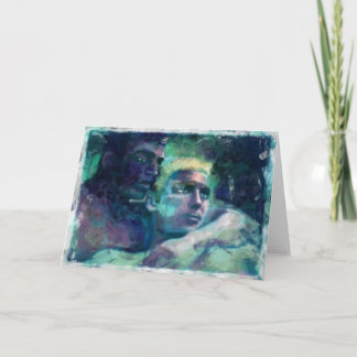 Cartão De Festividades Meninos do sofá