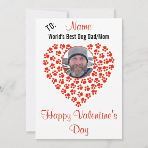 Cartão De Festividades Mensagem de Dia dos Namorados Personalizável com I