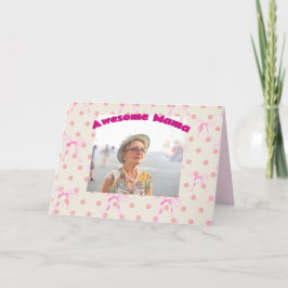 Cartão De Festividades Mensagem Personalizada da Avó Nana da dia de as mã