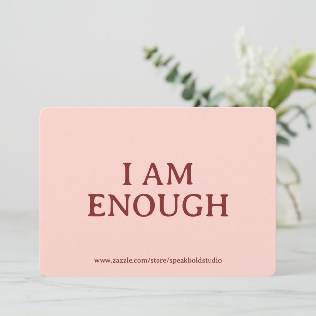 Cartão De Festividades Mental Health & Self-Love Greeting Card for Her (Em pé/Frente)