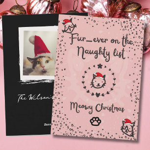 Cartão De Festividades Meowy natal