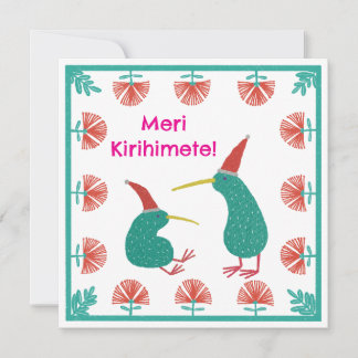 Cartão De Festividades Meri Kirihimete!