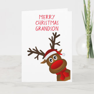 Cartão De Festividades *MERRY 1st CHRISTMAS* to our *GRANDSON*