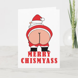 Cartão De Festividades Merry Chismyass Cards Santa Claus Holiday Gift