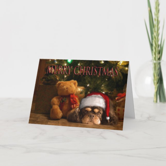 CARTÃO DE FESTIVIDADES MERRY CHRISTMAS (Frente)