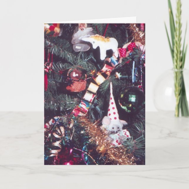 Cartão De Festividades "Merry Christmas!" (Frente)