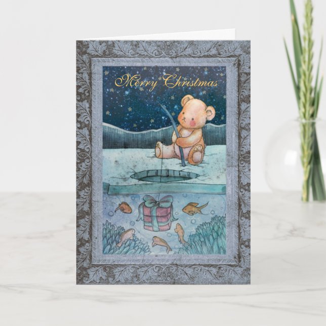 Cartão De Festividades Merry Christmas (Frente)