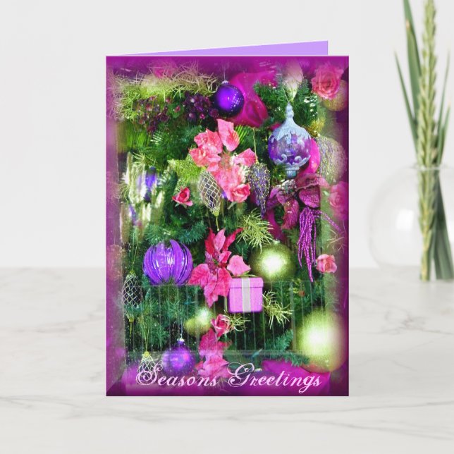 Cartão De Festividades Merry Christmas_ (Frente)