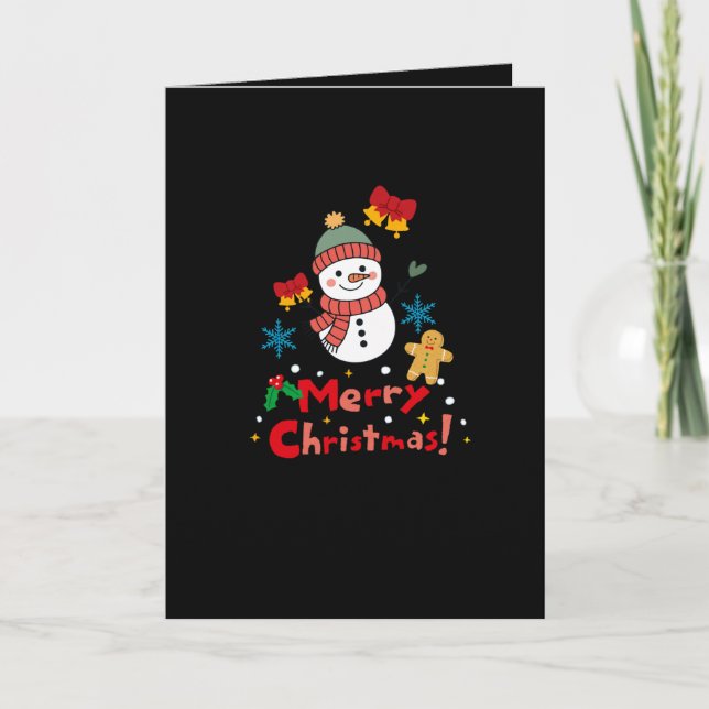 Cartão De Festividades Merry Christmas! (Frente)