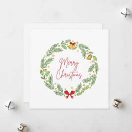 Cartão De Festividades Merry Christmas