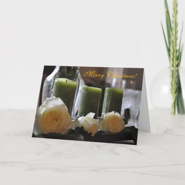 Cartão De Festividades Merry Christmas (Frente)