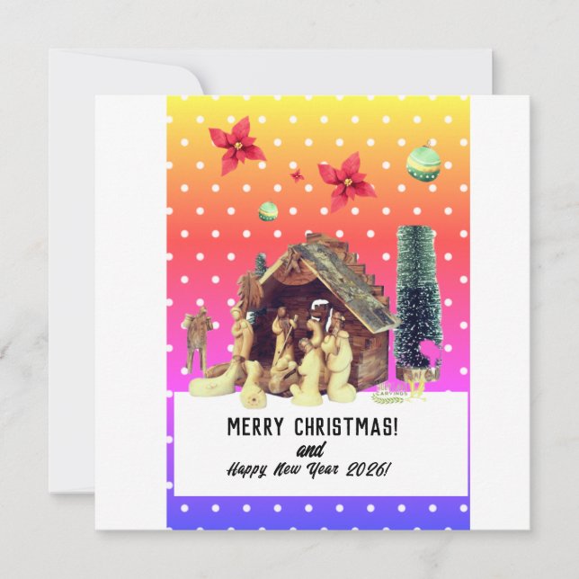 Cartão De Festividades Merry Christmas! (Frente)