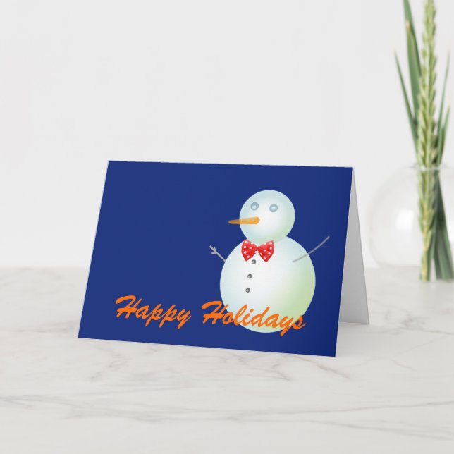 Cartão De Festividades Merry Christmas and Happy New Year (Frente)