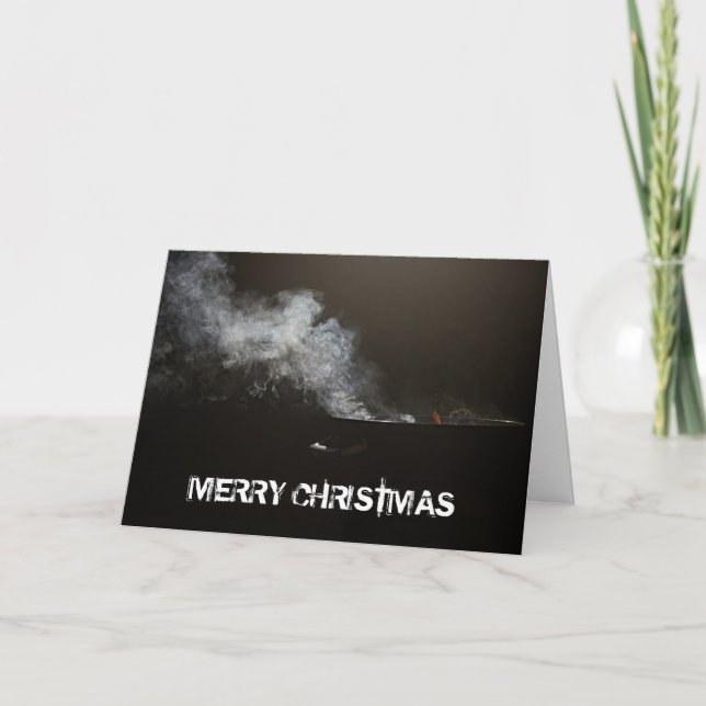 CARTÃO DE FESTIVIDADES MERRY CHRISTMAS BBQ GREETING CARD (Frente)