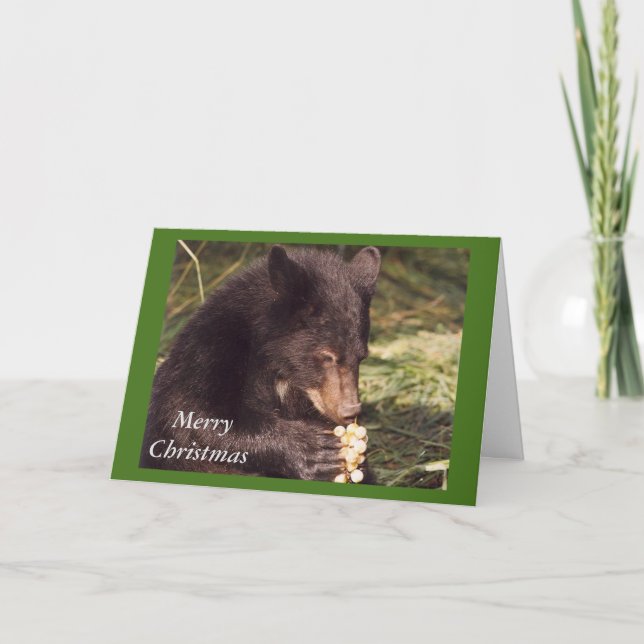 Cartão De Festividades Merry Christmas - Booster Greeting Card (Frente)