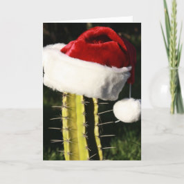 Cartão De Festividades Merry Christmas cactus