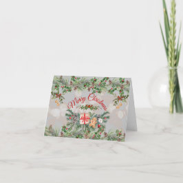 Cartão De Festividades Merry Christmas card 
