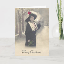 Cartão De Festividades Merry Christmas card