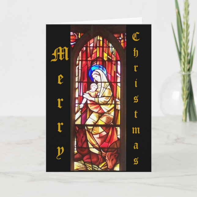 Cartão De Festividades Merry Christmas Card (Frente)