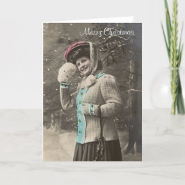 Cartão De Festividades Merry Christmas card
