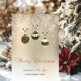 Cartão De Festividades Merry Christmas,Christmas Balls, Snowflakes