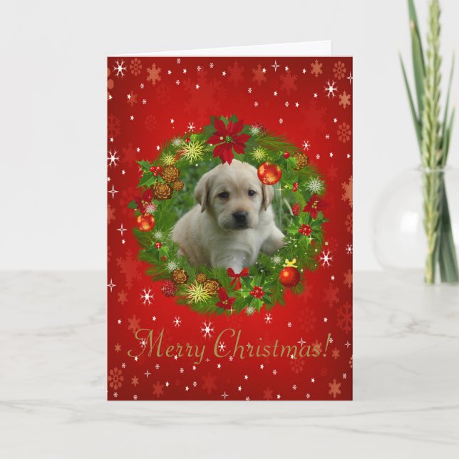 Cartão De Festividades Merry Christmas Create Your Own Photo Christmas (Frente)