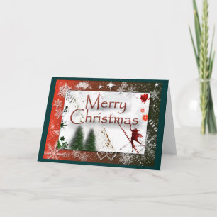 Cartão De Festividades Merry Christmas Design