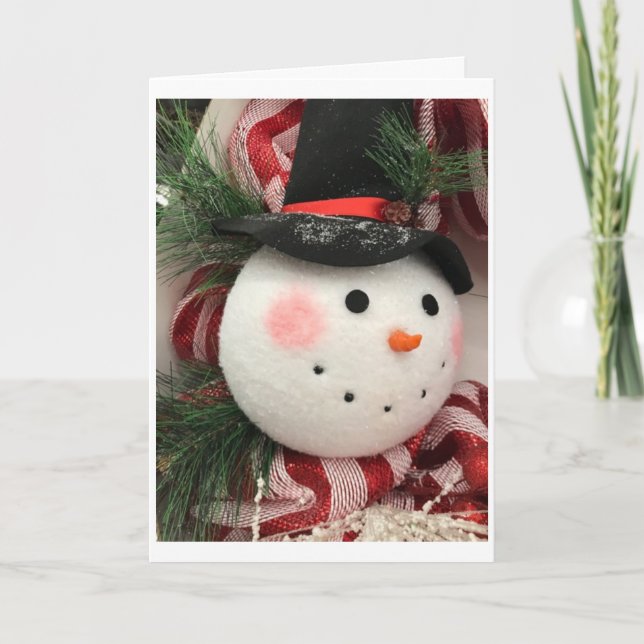 CARTÃO DE FESTIVIDADES MERRY CHRISTMAS E ESTAÇÕES GANHANDO FERIDOS FELIZE (Frente)