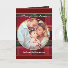 Cartão De Festividades Merry Christmas Family Photo Happy